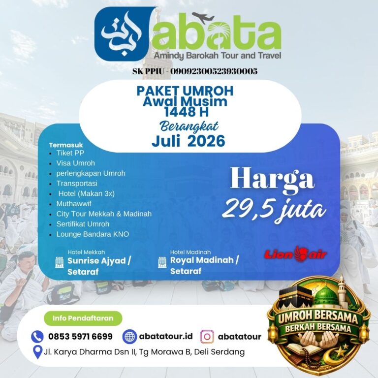 Jadwal : 30 Juli 2026